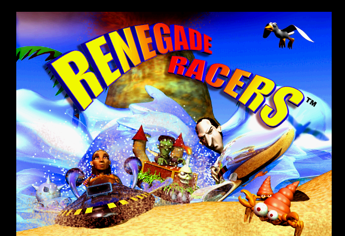 Renegade Racers Title Screen